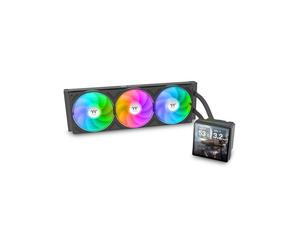 Refroidisseur liquide CPU Thermaltake TH360 V3 Ultra ARGB Sync 360 mm écran TFT-LCD 3,95 pouces Noir