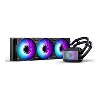 Refroidisseur liquide pour processeur Phanteks Glacier One 360M25 G2 AIO, RVB, 3 ventilateurs PWM RGB de 120 mm M25 G2 haute performance, Intel LGA 1700, 1200, 115x et AMD AM4/AM5, noir