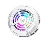 Refroidisseur Magnétique pour Smartphone Rétroéclairé avec Pince Amovible Blanc