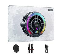 Refroidisseur Magnétique pour Tablette iPad avec 4 Modes de Refroidissement, Refroidisseur Intelligent pour Ordinateur avec Température et Puissanceet Affichage, 2 Méthodes D'installation