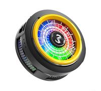 Refroidisseur magnétique pour téléphone avec contrôle intelligent de la température et lumière RVB, radiateur de jeu portable 115 W pour des sessions intenses, noir