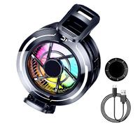 Refroidisseur Magnétique pour Téléphone | Refroidissement de tablette avec écran LED,Ventilateur de Refroidissement Portable pour Téléphone | Pour gamers, streameuses, créateurs de contenu, passionnés