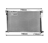 Van WEZEL Radiateur du moteur 06002356