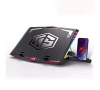 Refroidisseur PC Portable Laptop Cooling Pad, ordinateur portable Cooler avec ventilateurs silencieux, ventilateur de refroidissement for ordinateur portable Support, adapté for 11-18 pouces Gaming No