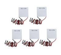 Refroidisseur Peltier, refroidisseur thermoélectrique plaque Peltier 12V TEC1-12706 module de refroidissement du dissipateur thermique à semi-conducteur 40x40mm 5 pièces pour un usage quotidien