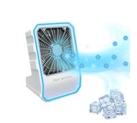 Venteo Refroidisseur portable ARTIC AIR OUTDOOR Brumisateur portatif avec réservoir d'eau - Rechargeable avec 6 heures d'autonomie - 3 vitesses réglables - Blanc