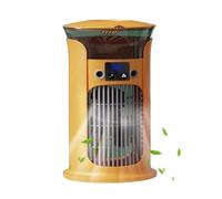 Refroidisseur portable, ventilateur d'humidificateur personnel de bureau, 3 vitesses avec lumière LED, idéal pour extérieur, maison, bureau, camping, chambre d', dortoir