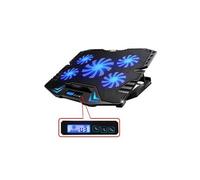 Refroidisseur Pour Ordinateur Portable Notebook Cooler Stand 5 x Ventilateurs 2 x USB 10-15.6" POUCES Noir