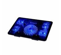 Refroidisseur pour Ordinateur Portable PC Notebook de 14-17 pouce Cooler externe Stand avec 5 ventilateurs Noir