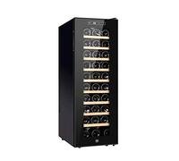 Refroidisseur/refroidisseur à vin thermoélectrique de 30 bouteilles, cave à vin rouge et blanc de comptoir, température constante sur une large zone/fonctionnement tactile intelligent/refroidi par air