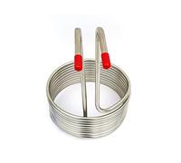 Refroidisseur, Refroidisseur de moût de brassage domestique ultra-efficace à immersion en acier inoxydable, accessoires de machine de brassage.