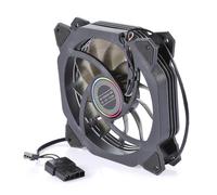Refroidisseur silencieux pour boîtier d'ordinateur, ventilateur de refroidissement CPU, support hydraulique à double Halo de 120mm, dissipateur thermique, DC 12V