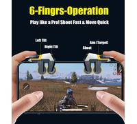 Refroidisseur Telephone Mobile 14 en 1 pour iPhone et Telephones Android, Ventilateur Radiateur Telephone, 2 Declencheurs Controleur Jeu Mobile L2R2 pour PUBG/Free Fire/Call of Duty (Garcon)