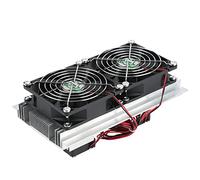 Refroidisseur thermoélectrique 12 V Refroidisseur thermoélectrique semi-conducteur Dispositif de refroidissement Thermoélectrique 12 A 12 V Mini réfrigérateur 25 x 13 x 11, Default