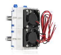 Refroidisseur Thermoélectrique de Réservoir DC12V 144W/100W 10A Système Peltier Refroidisseur D'eau de Réfrigération à Semi-conducteur Dispositif de Refroidissement pour Petits Réfrigérateurs, Mini Cl