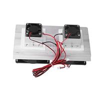 Refroidisseur Thermoélectrique Peltier, Kit de Refroidissement Peltier avec Ventilateur Semi-conducteur Double Cœur, Mini-réfrigérateur pour la Réfrigération de Petits Espaces