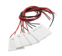 Refroidisseur Thermoélectrique Tec1-12706 40mm 5 Pièces 40x3,6 MM | Céramique, Dc12v 6a 72w, Refroidissement Solide, Chauffage Inversé, pour Boîtiers Compacts