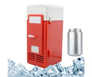 Refroidisseur USB pour réfrigérateur - Compact - Refroidisseur de canettes - Design portable - 19,5 x 9,5 x 9,5 cm - Appareil personnel pour étudiants, adolescents, garçons, filles, dortoirs