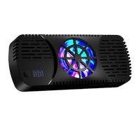 Refroidisseurs de tablette à semi-conducteurs pour jeux et flux en direct Radiateur à refroidissement rapide Radiateur thermique avec affichage de la température LED Refroidissement de glace Radiateur