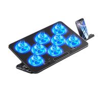 Refroidisseurs D'ordinateurs Portables RVB À Plusieurs Vitesses Avec Technologie De Réduction Du Bruit Universels Pour Accessoires Pour Ordinateurs Portables Jeu 14 À 17 3 Pouces Ventilateur