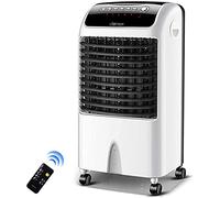 Refroidisseurs par évaporation Climatiseur Portable 10 000 BTU, climatiseur au Sol Trois en Un, avec télécommande écran LED, 3 Vitesses de Ventilateur, minuterie de 7 à 5 Heures