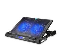Refroidisseurs pc portable pour ordinateur portable Gaming 12-18 pouces, l'affichage d'écran de la température et la vitesse.