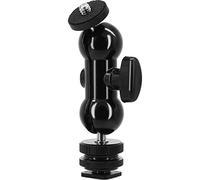 Refroidissez la tête de Boule Double Monture de Chaussure de Boule et vis de trépied de 1/4 "Multi-Fonction pour des moniteurs d'affichage à Cristaux liquides, lumière menée, Microphone, caméscope