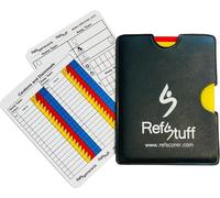 Refswallet Compact-Livret D'arbitre De Football,Design Cuir,Avec Cartes D'arbitre De Football Rouges Et Jaunes Et 2 Cartes De Jour De Match