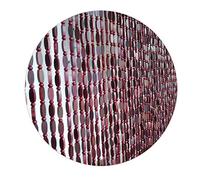 Rideau de Perles Exterieur en Bois | Rideaux de perlé pour Porte | 40/50/70/80 brins | L: 60-120 cm | H: 180-220 cm | séparateur de pièce Panneau de Porte | Toute Taille