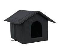 Refuge pour chats sauvages | Pet à l'extérieur enfermé imperméable | Chenil de compagnie surélevé avec lit | Support étanche à l'épreuve du soleil | Meubles de chats pour des jardins, patios, arrière-