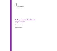 Refugee mental health and employment: Home Office Research Report