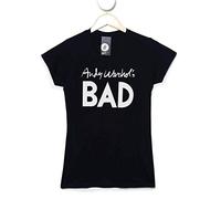 Refugeek Tees - Femmes Andy Warhols Bad T Shirt - Large (12-14) - Black