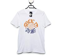 Refugeek Tees - Hommes Sock It to Me T Shirt - Medium - White