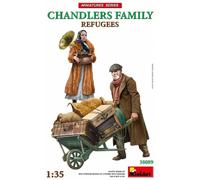 MiniArt 1:35 - Réfugiés, famille Chandlers, couleur moulée
