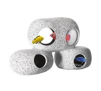 Refuges Pour Crevettes,Abri Stable pour Crevettes Maison Habitat | Ornement Réaliste Pour Habitat Et Abri De Betta Pour La Décoration D'Aquarium Et Aménagement Paysage Dans Les Baignoires Pour