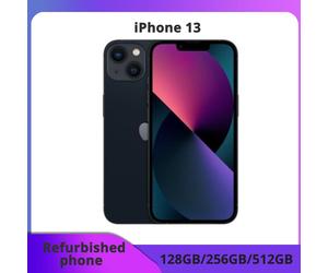 Refurbished phone Apple iPhone 13 6.1" Genuine Super Retina OLED 128/256GB ROM Face ID IOS 5G Mobile Phone excellent condition Rouge