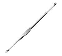 REFURBISHHOUSE Cure-oreille en acier inoxydable prelevement de cerumen Curette nettoyant d’oreille outil de soins d’oreille argent (type 3)