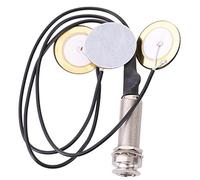 REFURBISHHOUSE Piezo Contact Microphone 3 Transducer Pickups with end pin jack for Kalimba