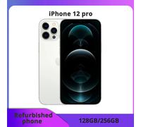 Refurborne phone Apple iPhone 12 Pro 5G Mobile Phone Face ID 128GB/256GB NFC 6.1'' OLED 12MP 4K excellent condition noir
