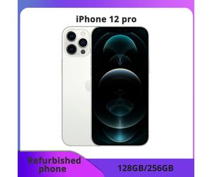 Refurborne phone Apple iPhone 12 Pro 5G Mobile Phone Face ID 128GB/256GB NFC 6.1'' OLED 12MP 4K excellent condition BLANC