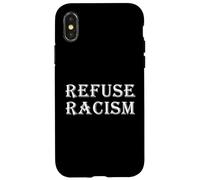 Refuse Racism ANI Racist Protest Liberté Racisme systémique Coque pour iPhone X/XS