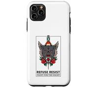 Refuse Resist - Fight for The Right (Graphique de Loup) Coque pour iPhone 11 Pro Max
