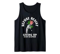 Refuse Resist Giving Up is Not an Option Fighter Hope Citation Débardeur