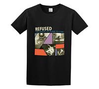 Refused Band Shape of Punk to Come Men Adult Short Sleeve Black XXL