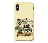 Refusez de discuter avec Ceux Qui devraient être avalés Coque pour iPhone X/XS