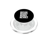 Refusez, résistez à la révolte PopSockets PopGrip pour MagSafe