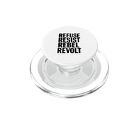 Refusez, résistez à la révolte PopSockets PopGrip pour MagSafe