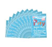 REFUSTION DE LA Machine BOLLES - Packs Liquides de 10 ML, Sacs d'eau Au Savon | Solution Jouet De 10 Packs pour Amusant, Une Activité De Fête en Plein Air pour Garçons Et Rag