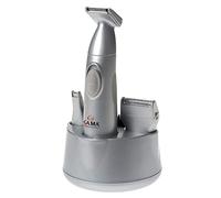 REG.BARBA 6 EN 1 2LUNGH. ACC.VISO C/BASE PILE ARGENT