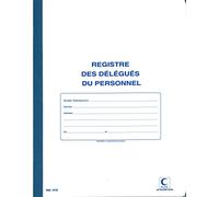 ELVE Registre «Délégués du personnel» 40 pages 320 x 240 mm G